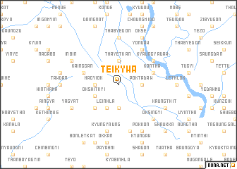 map of Teikywa