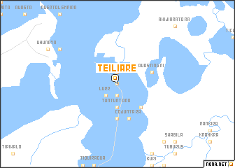 map of Teiliare