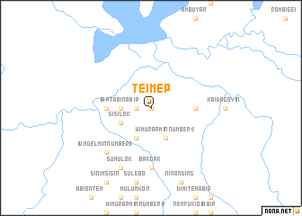 map of Teimep
