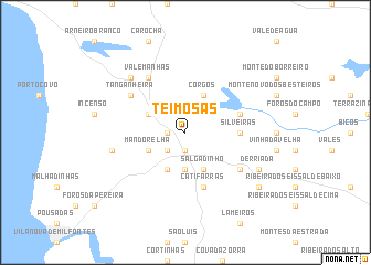 map of Teimosas