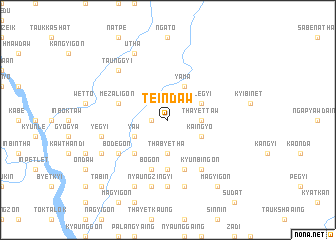 map of Teindaw