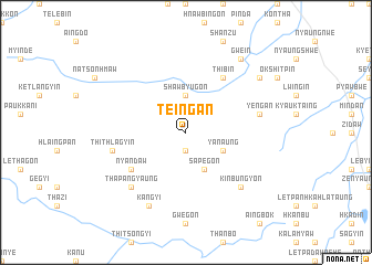 map of Teingan