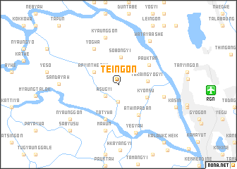 map of Teingon