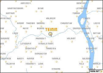 map of Teinin