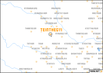 map of Teinthegyi