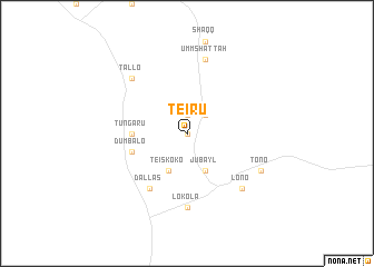 map of Teiru