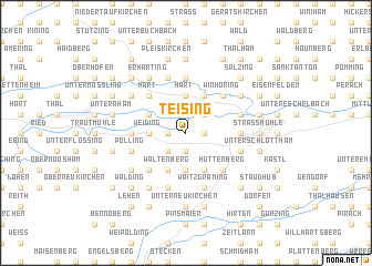 map of Teising