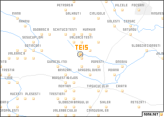 map of Teiş