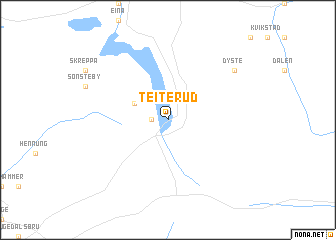 map of Teiterud