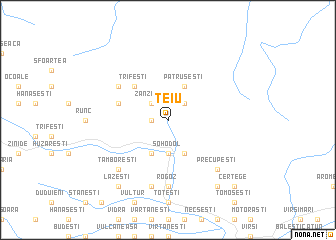 map of Teiu