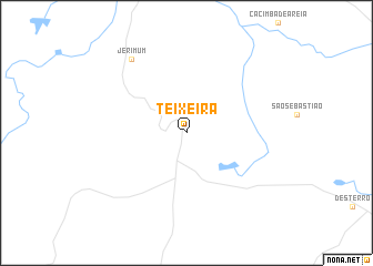 map of Teixeira