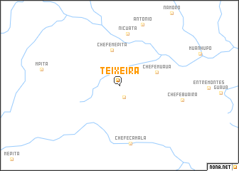 map of Teixeira