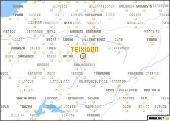 map of Teixidón