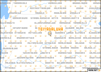 map of Teiyadaluwa