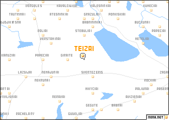 map of Teizai