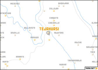 map of Tejahuasi