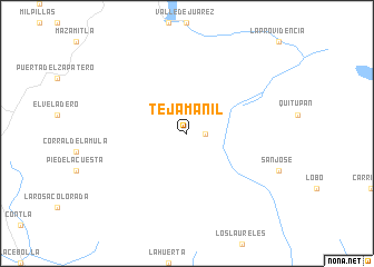 map of Tejamanil