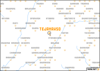 map of Tejamawso