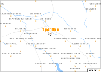 map of Tejares