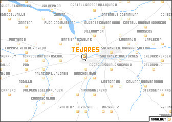 map of Tejares