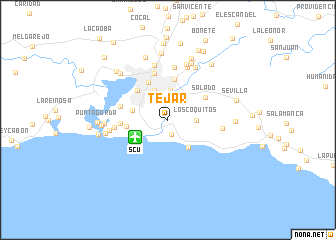 map of Tejar