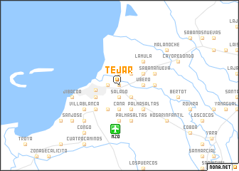 map of Tejar