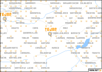 map of Tejar