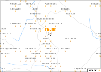 map of Tejar