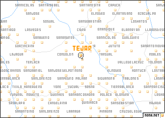 map of Tejar