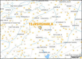 map of Teja Singhwāla