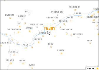 map of Tejay