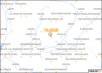 map of Tejedo