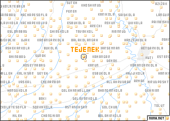 map of Tejenek