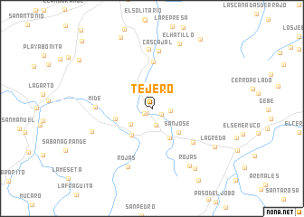 map of Tejero