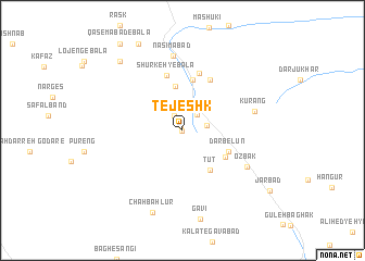 map of Tejeshk