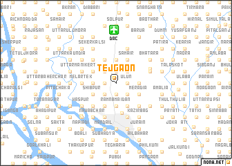 map of Tejgaon