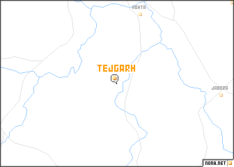 map of Tejgarh