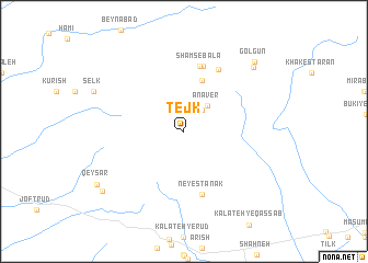 map of Tejk