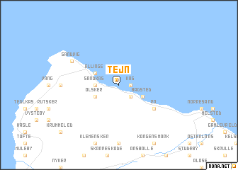 map of Tejn