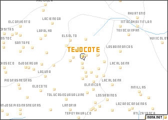 map of Tejocote