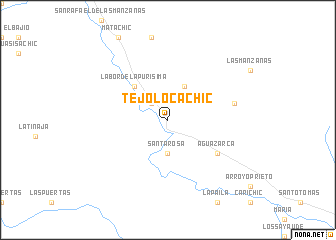 map of Tejolocáchic
