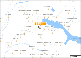 map of Tejona