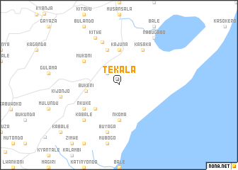 map of Tekala