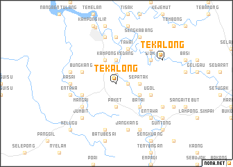 map of Tekalong