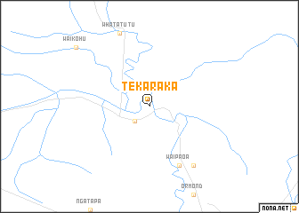 map of Te Karaka