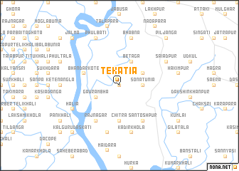 map of Tekātia