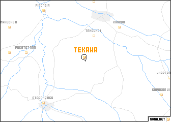 map of Te Kawa