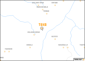 map of Teka