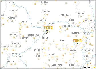 map of Teka