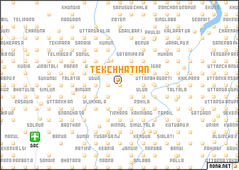 map of Tek Chhātiān